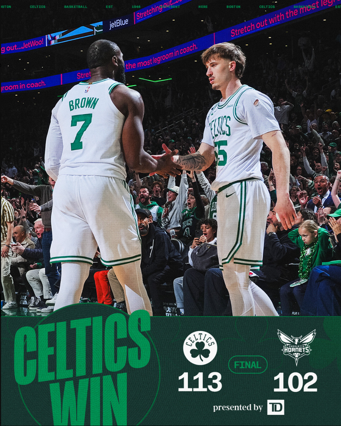 华体会登录入口-单赛季2000分创队史纪录！布朗35+9被挺MVP 塔图姆复出助他剑指一阵|绿凯|波士顿凯尔特人队|杰森-塔图姆|NBA常规赛|夏洛特黄蜂队_新浪新闻